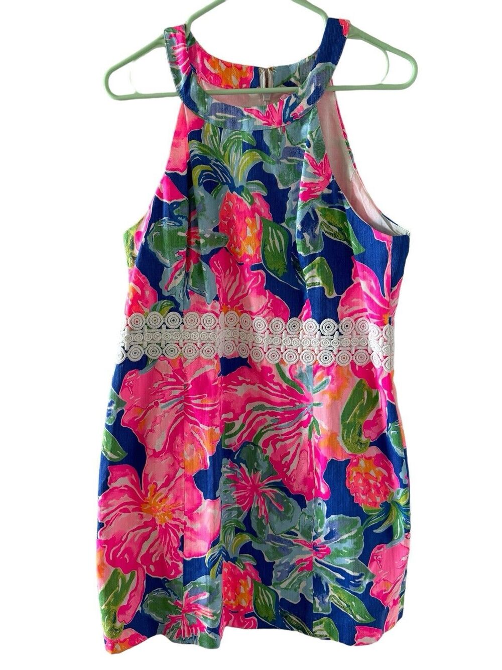 LILLY PULITZER ASHLYN SHIFT DRESS SIZE 14 Preppy Florida Floral Feminine Girly